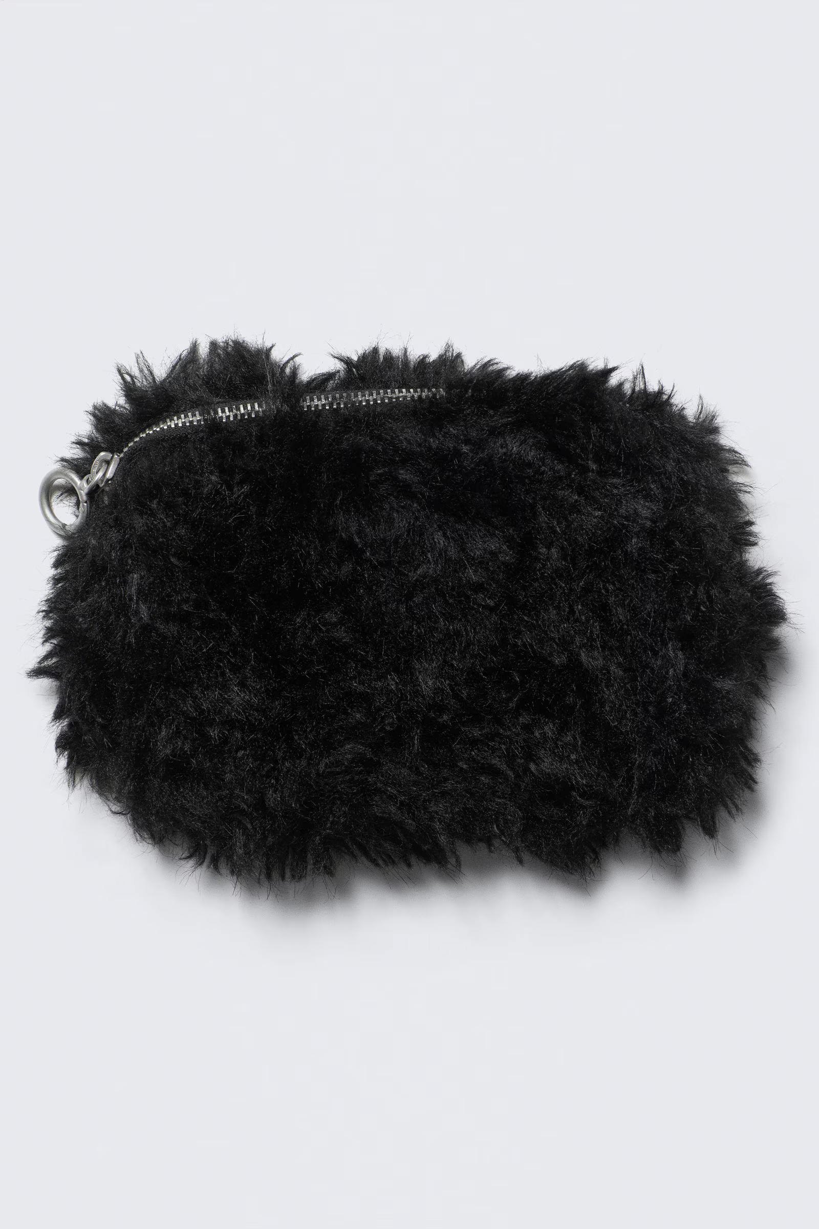 Faux Fur Medium Zip Purse | Weekday