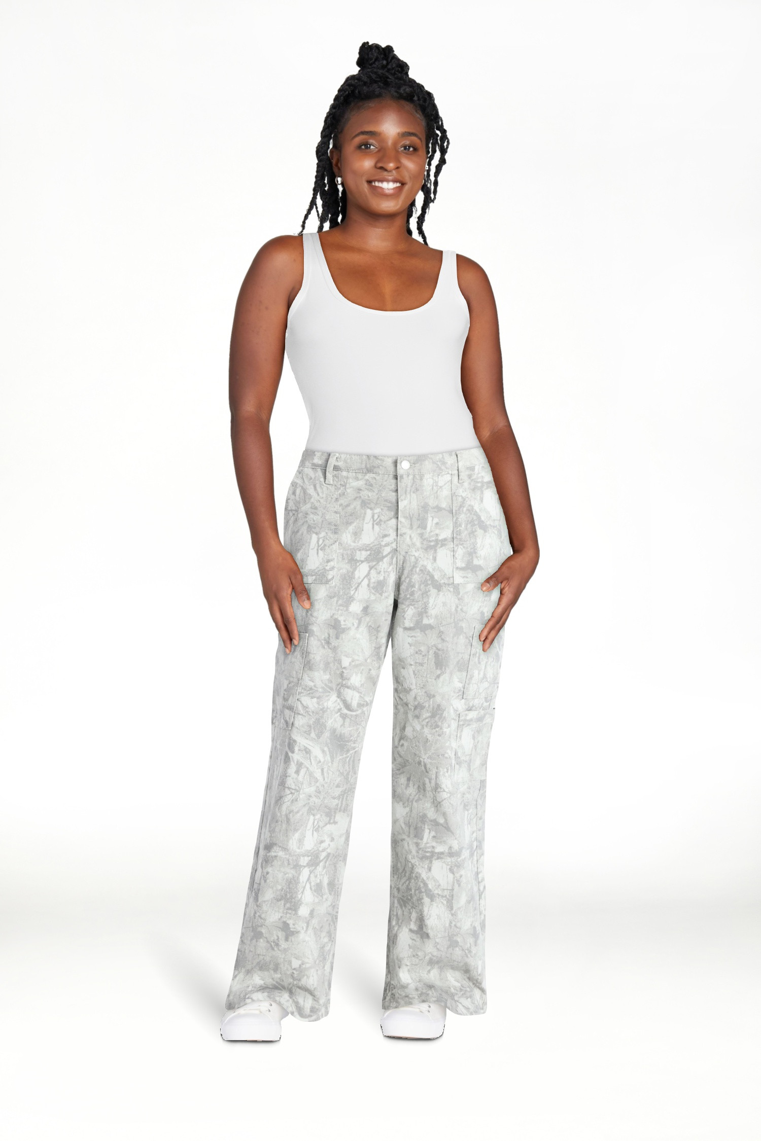 No Boundaries Wide Leg Cargo Pants, 31.5'' Inseam, Women's and Women's Plus XXS-4X | Walmart (US)