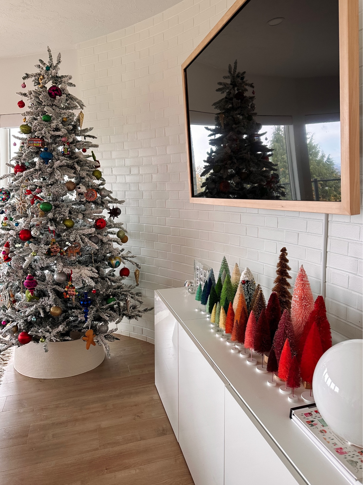 Rainbow bottle brush trees #colorfulchristmas #modernchristmas

#LTKHoliday #LTKSeasonal #LTKhome
