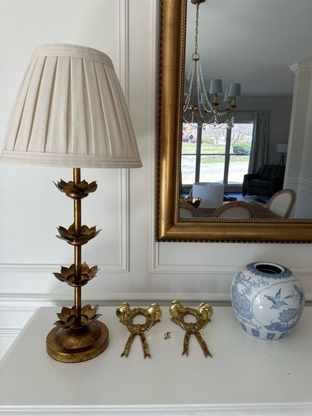 Dining room buffet table lamps and pleated lamp shades

#LTKsalealert #LTKhome