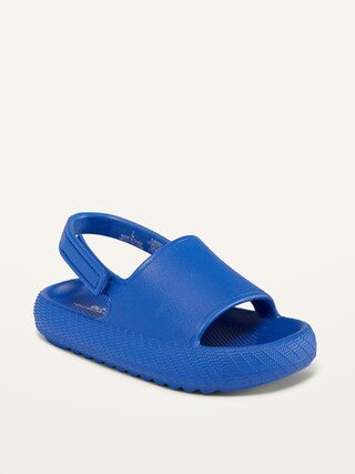 Unisex Sugarcane-Blend Pool Slide Sandals for Toddler | Old Navy (US)