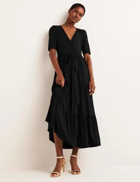 Tiered Wrap Jersey Maxi Dress | Boden (UK & IE)