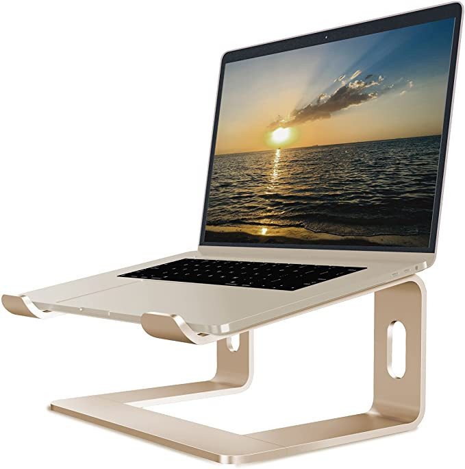SOUNDANCE Laptop Stand, Aluminum Computer Riser, Ergonomic Laptops Elevator for Desk, Metal Holde... | Amazon (US)