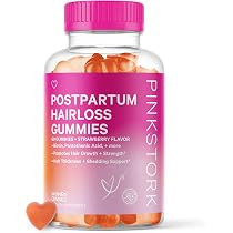 Pink Stork Postpartum Hair Loss Gummies: Hair Skin and Nails Vitamins, Postnatal Vitamins, Biotin fo | Amazon (US)