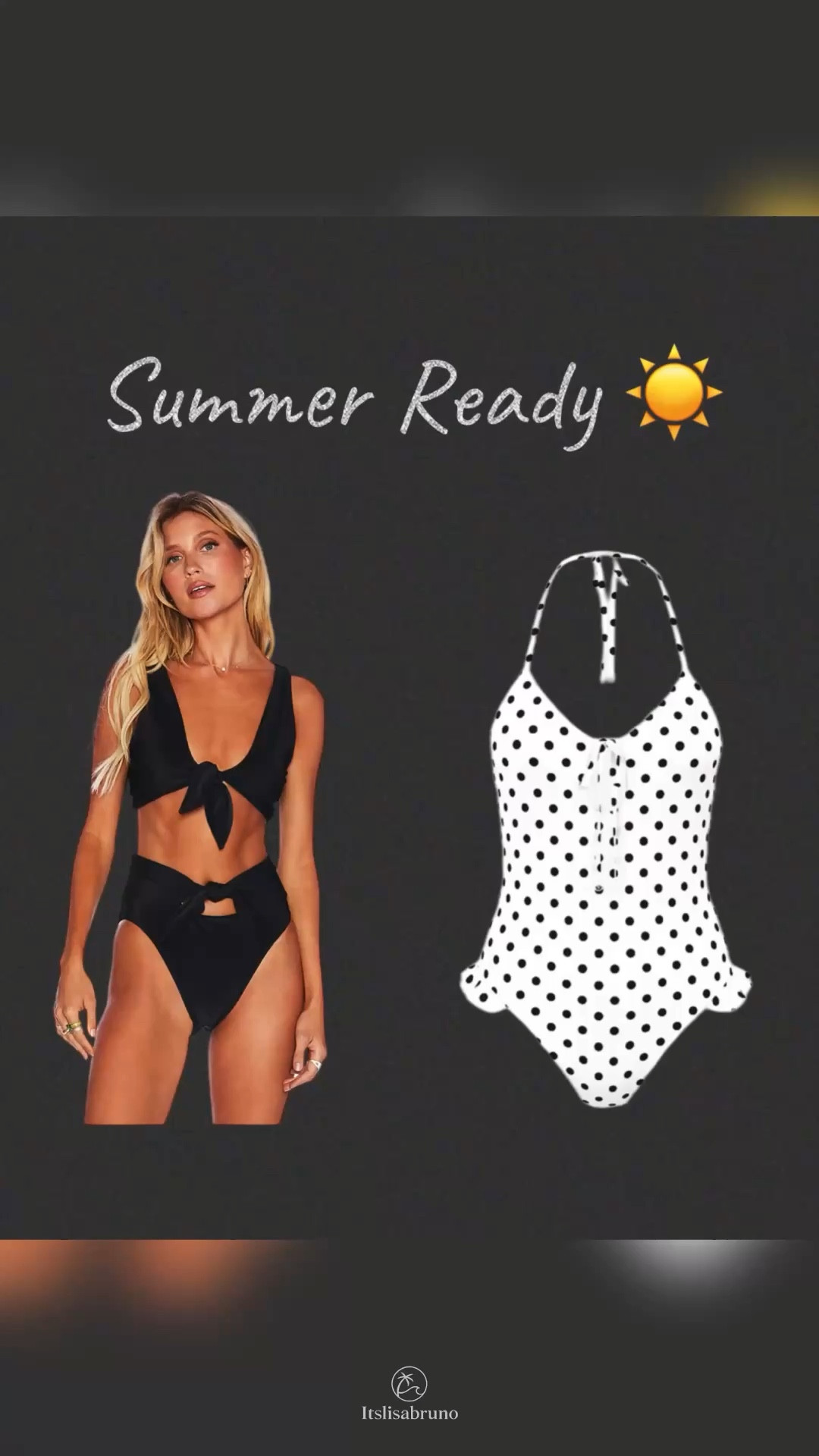 Summer essentials ☀️ My favorite swimsuits: a chic white one-piece with black polka dots and a sleek all-black bikini 🖤🤍 Perfect for beach days or poolside lounging!

@Victoria's Secret 

#Ad #Swimwear #OnePieceSwimsuit #BlackBikini #PolkaDotSwimsuit #BeachStyle #PoolsideVibes #LTKGifting #GiftIdeas #SummerFaves #SwimStyle

#LTKSwim #LTKSeasonal #LTKootd
