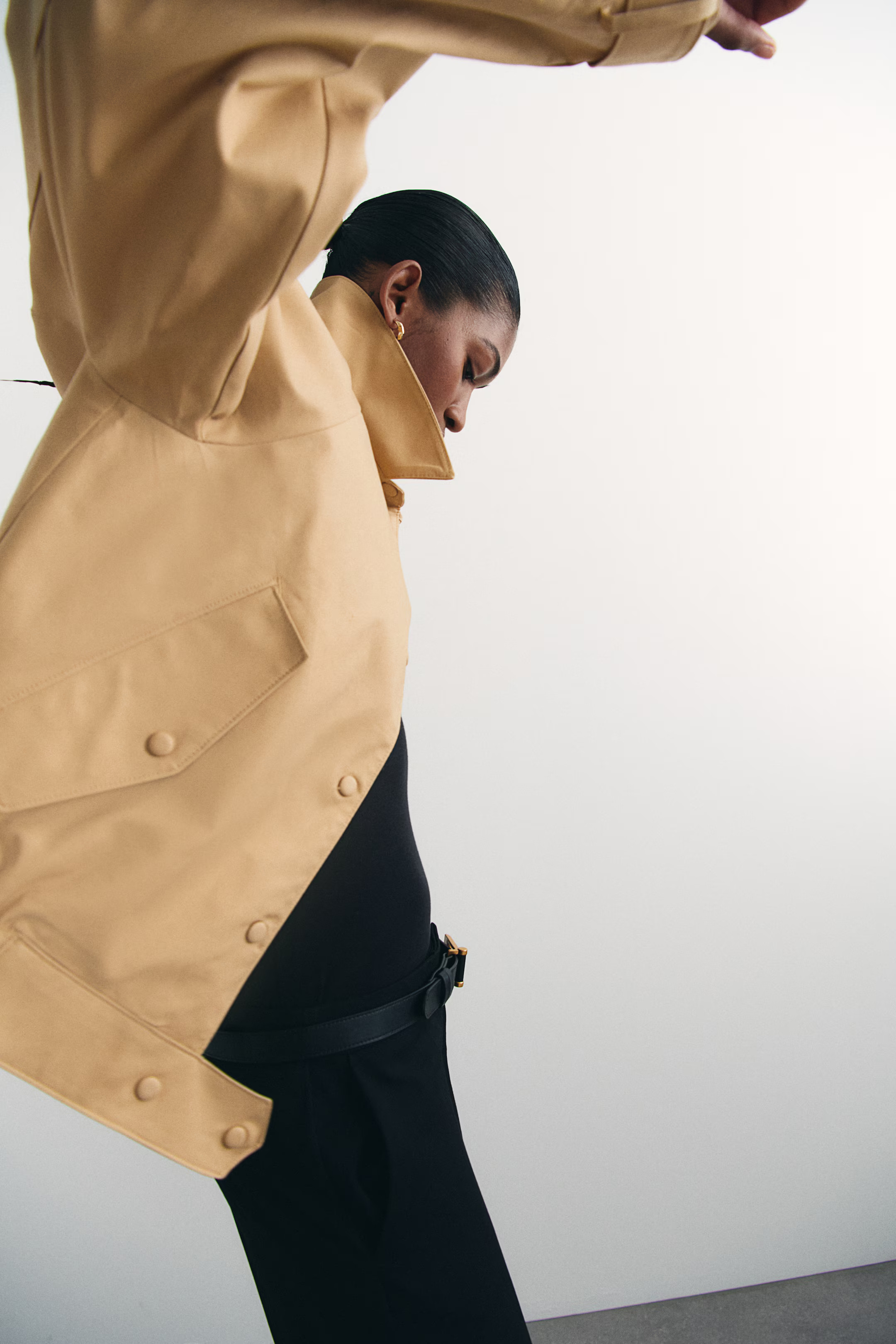 Twill Jacket with Collar | H&M (US + CA)