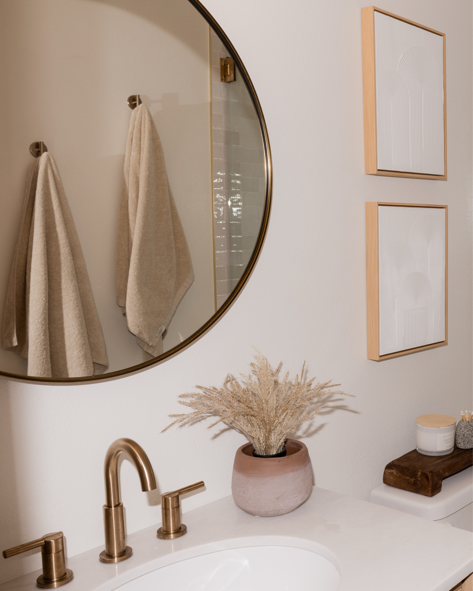 My favorite bathroom transformation of 2024 💫