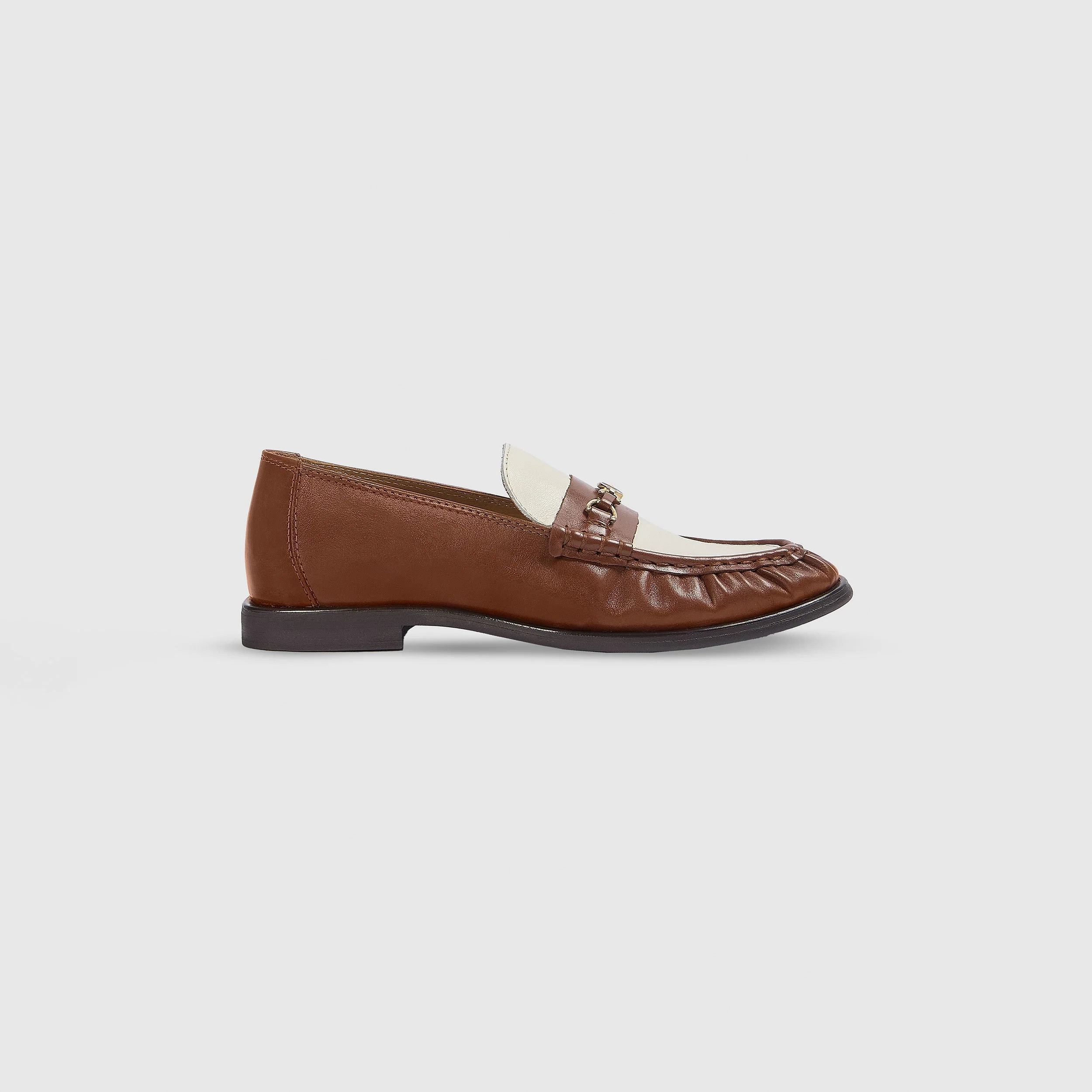 Agnes Loafers - Tan/Cream | Lounge UK