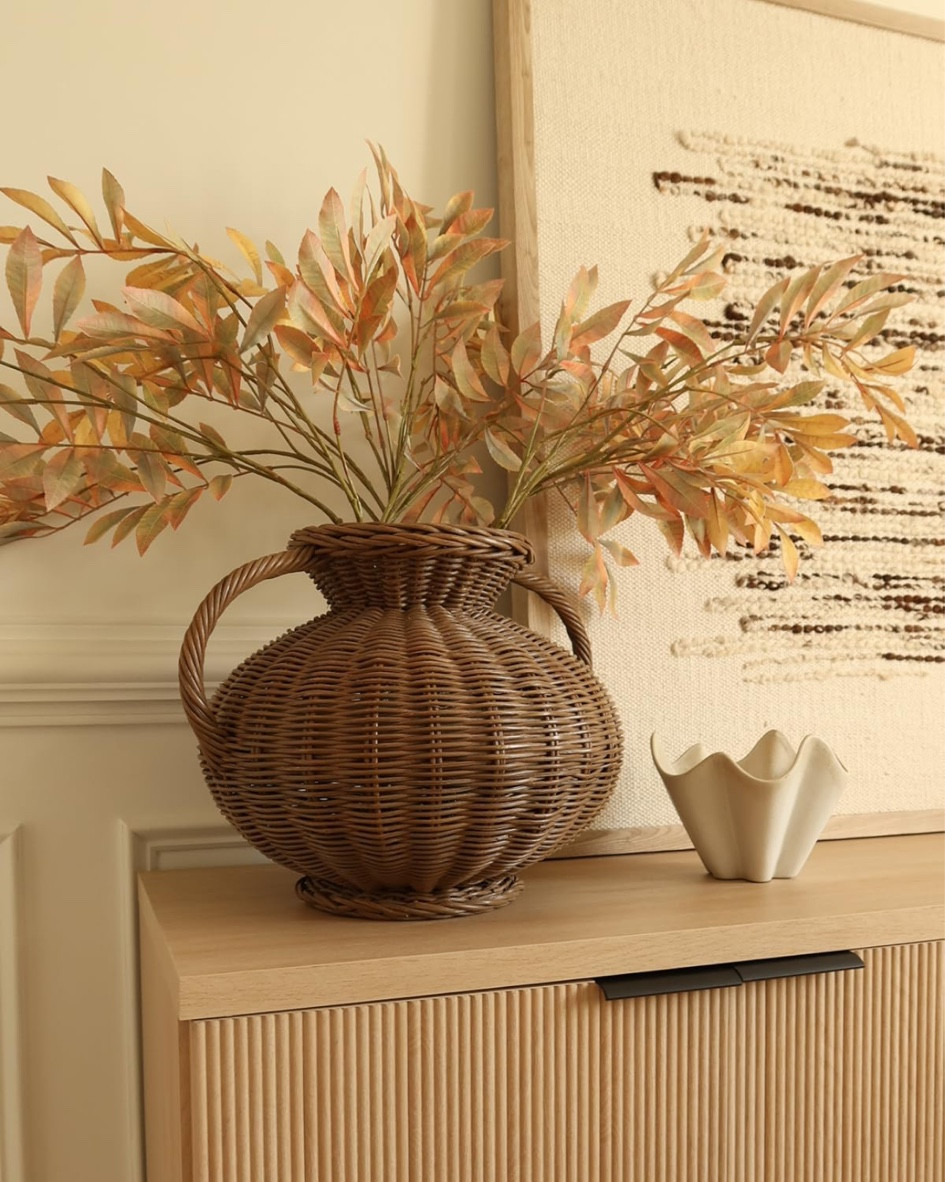 Console table- buffer sideboard, 2 packs of chestnut yellow stems, Decor bowl 

table decor | fall home decor | console styling

#LTKHome #LTKSeasonal