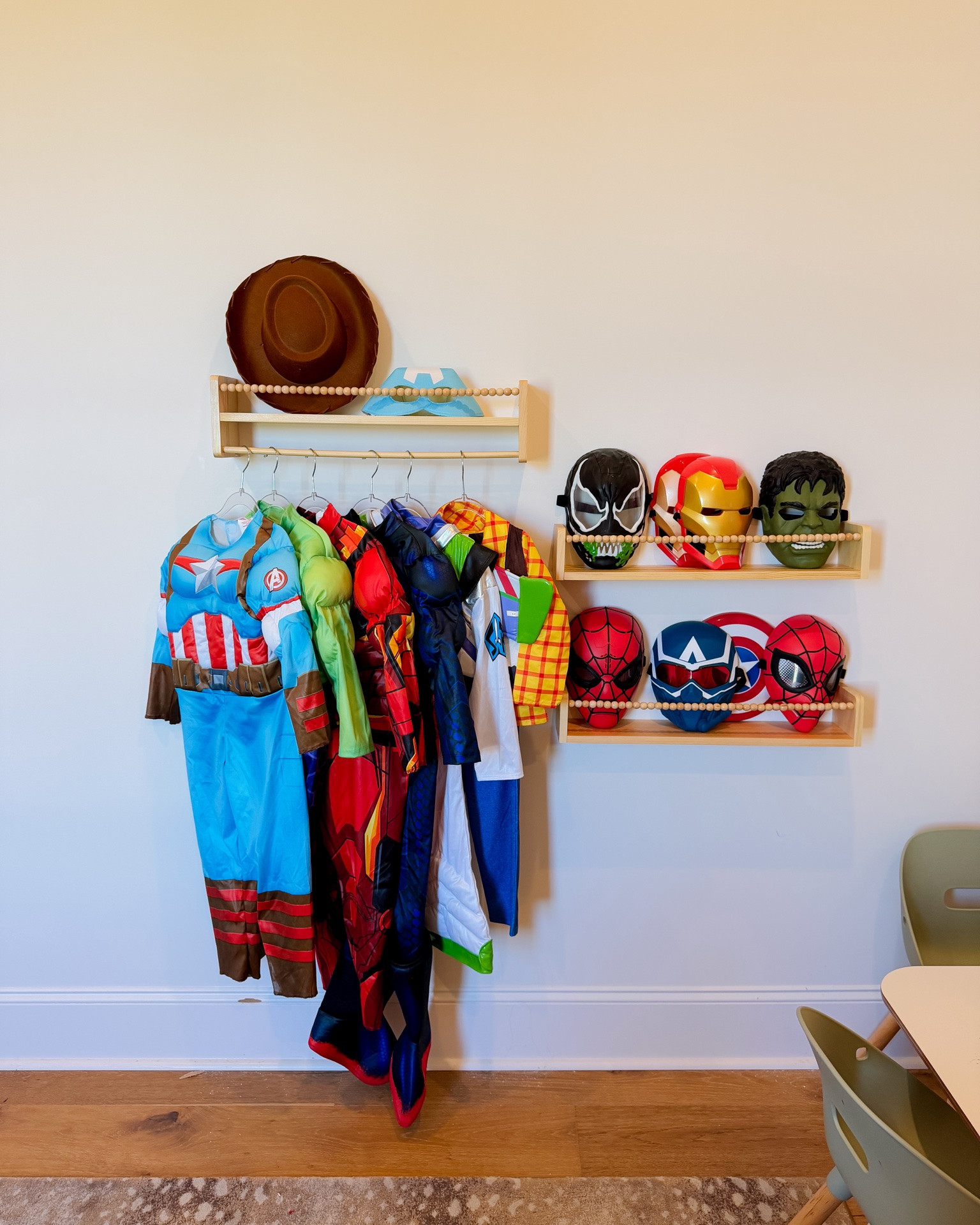 Costume storage | playroom design | playroom nursery finds | boys room

#LTKvlog #LTKHome #LTKKids