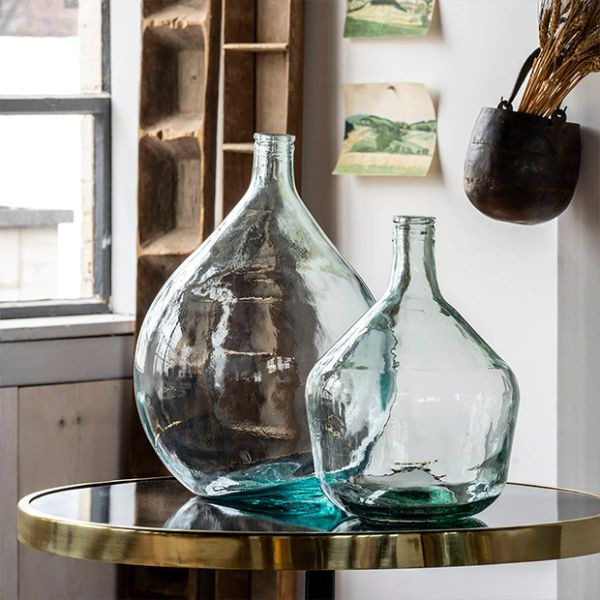 Modern Farmhouse Glass Bottle Vase | Antique Farm House