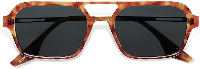 SOJOS Polarized Sunglasses for Women Men,Vintage 70s Flat Aviator Glasses UV400 Protection Shades... | Amazon (US)