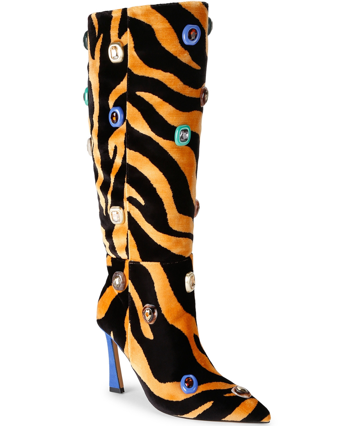 Kurt Geiger London Women's Annabel Loulou Stiletto Boots - Orange | Macy's