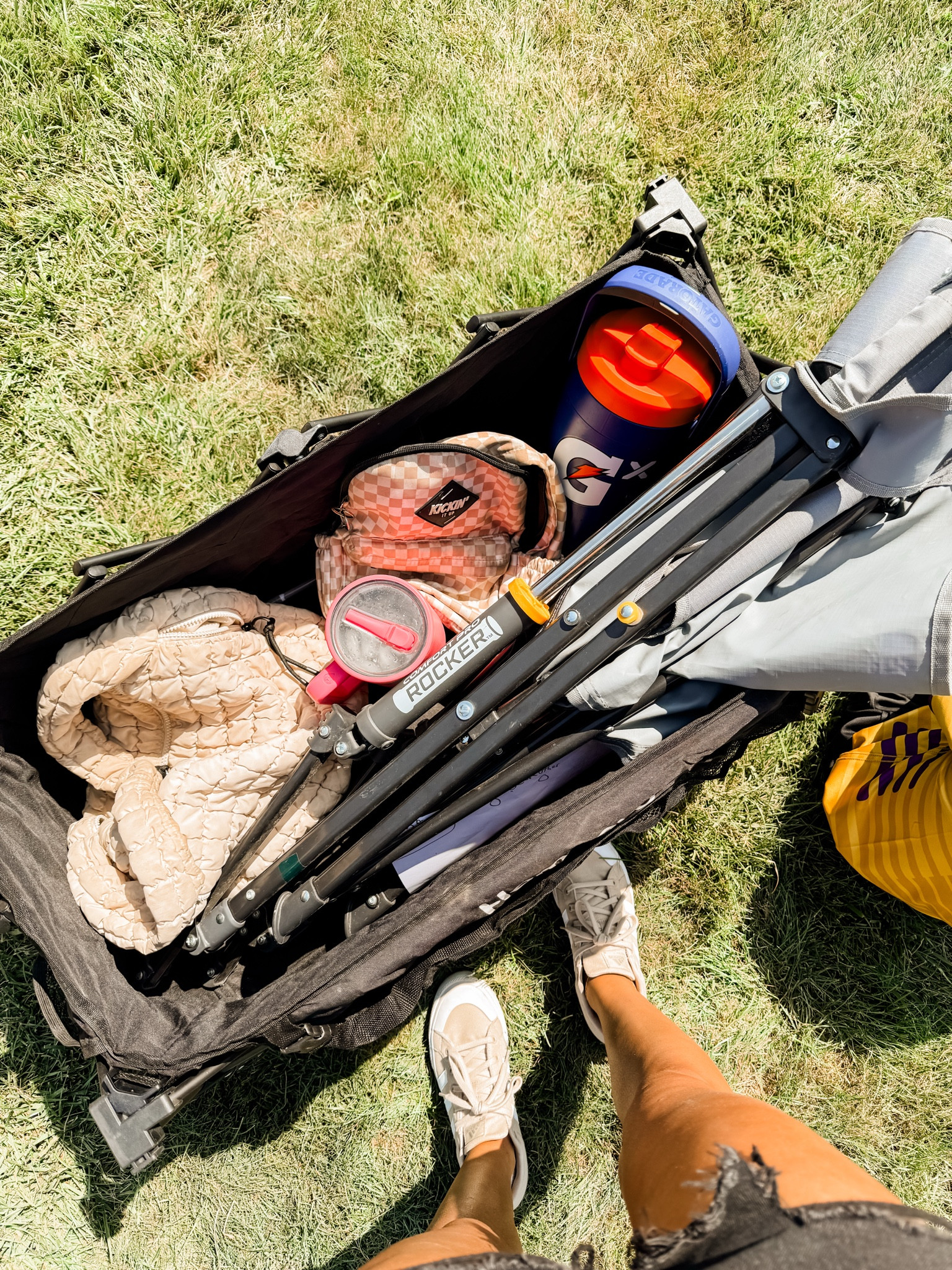 Sports fields essentially including my favorite rocking lawn chair from Walmart 🙌🏼

#LTKFamily #LTKKids #LTKHome
