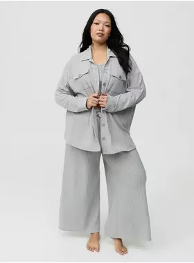 Waffle Oversized Lounge Shacket | Torrid (US & Canada)