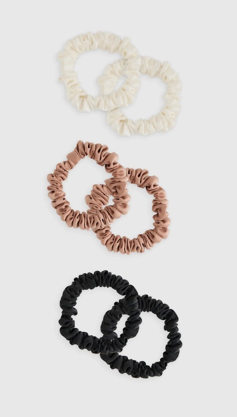 Speaking of hair, I just came across the best hair ties! Skinny silk hair ties, six for under $20! 

#LTKBeauty #LTKFindsUnder50 #LTKGiftGuide