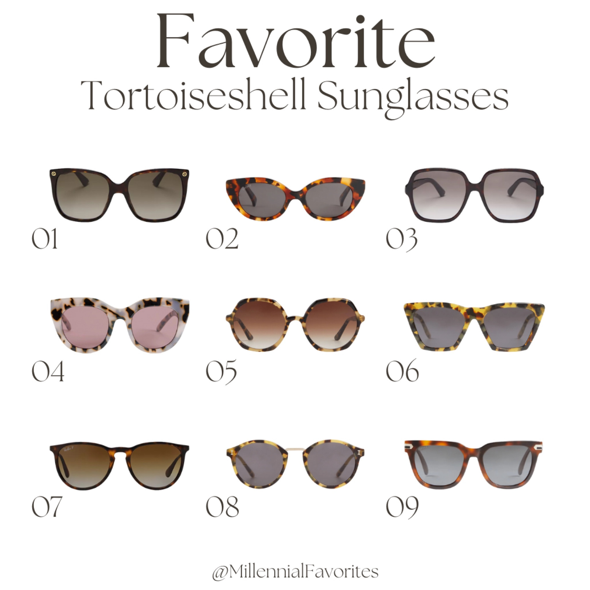 These are a few of my favorite tortoiseshell sunglasses! Which are you wearing on a sunny day?

#LTKSaleAlert #LTKStyleTip #LTKSummerSales