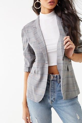 Glen Plaid Blazer | Forever 21 (US)