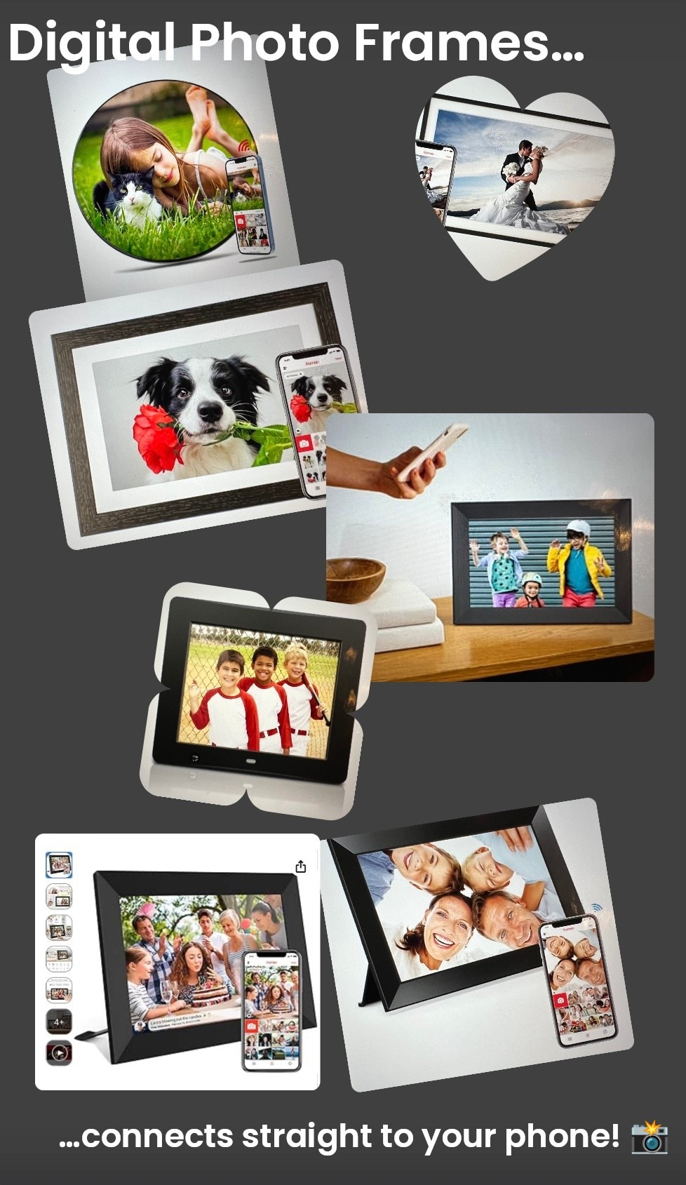 Every “home” in our family received a DIGITAL PICTURE FRAME for Christmas…now we can quickly and easily share photos with each other straight from our phones!! 📸

#LTKHome #LTKGiftGuide #LTKTravel