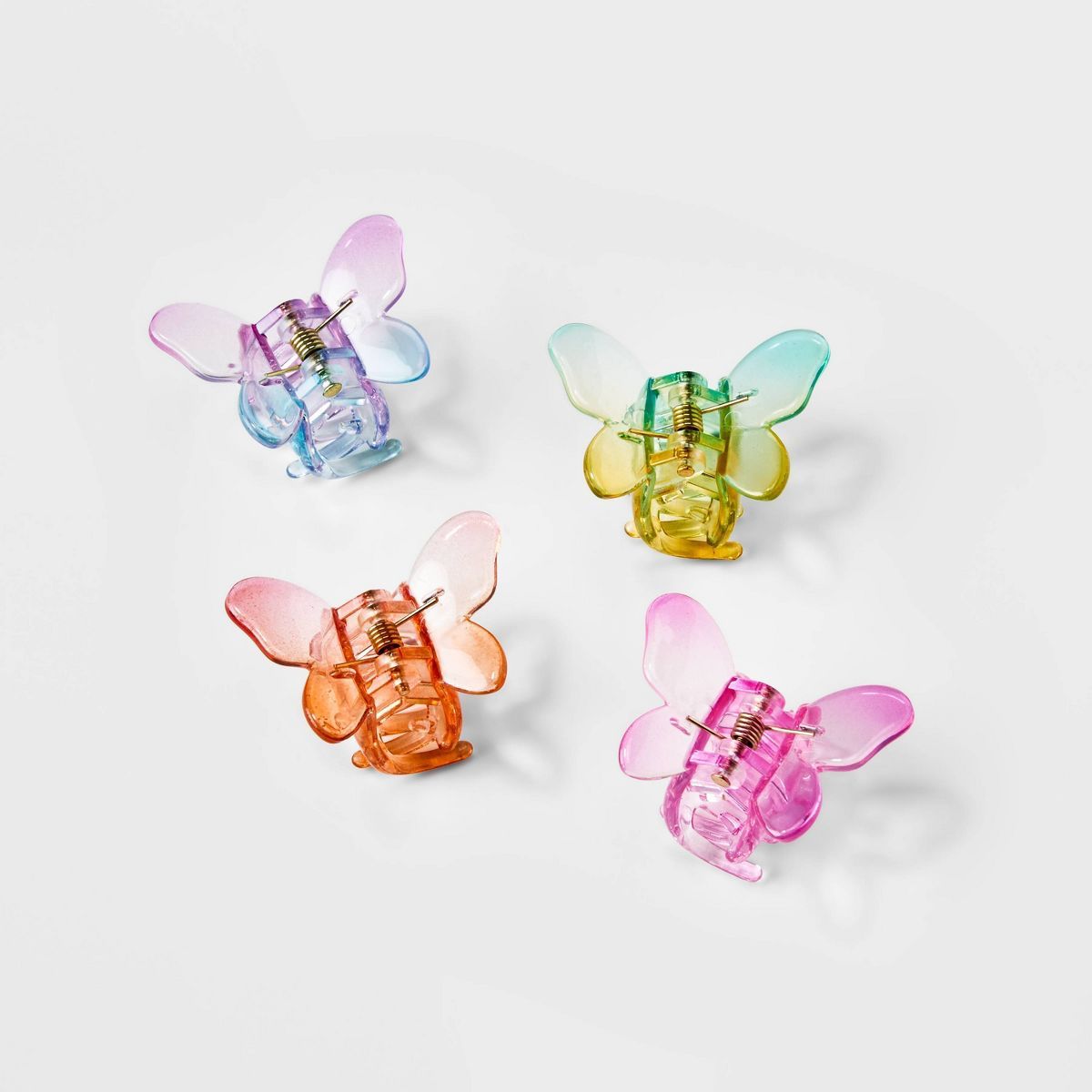 Girls' 4pk Butterfly Clips - Cat & Jack™ | Target