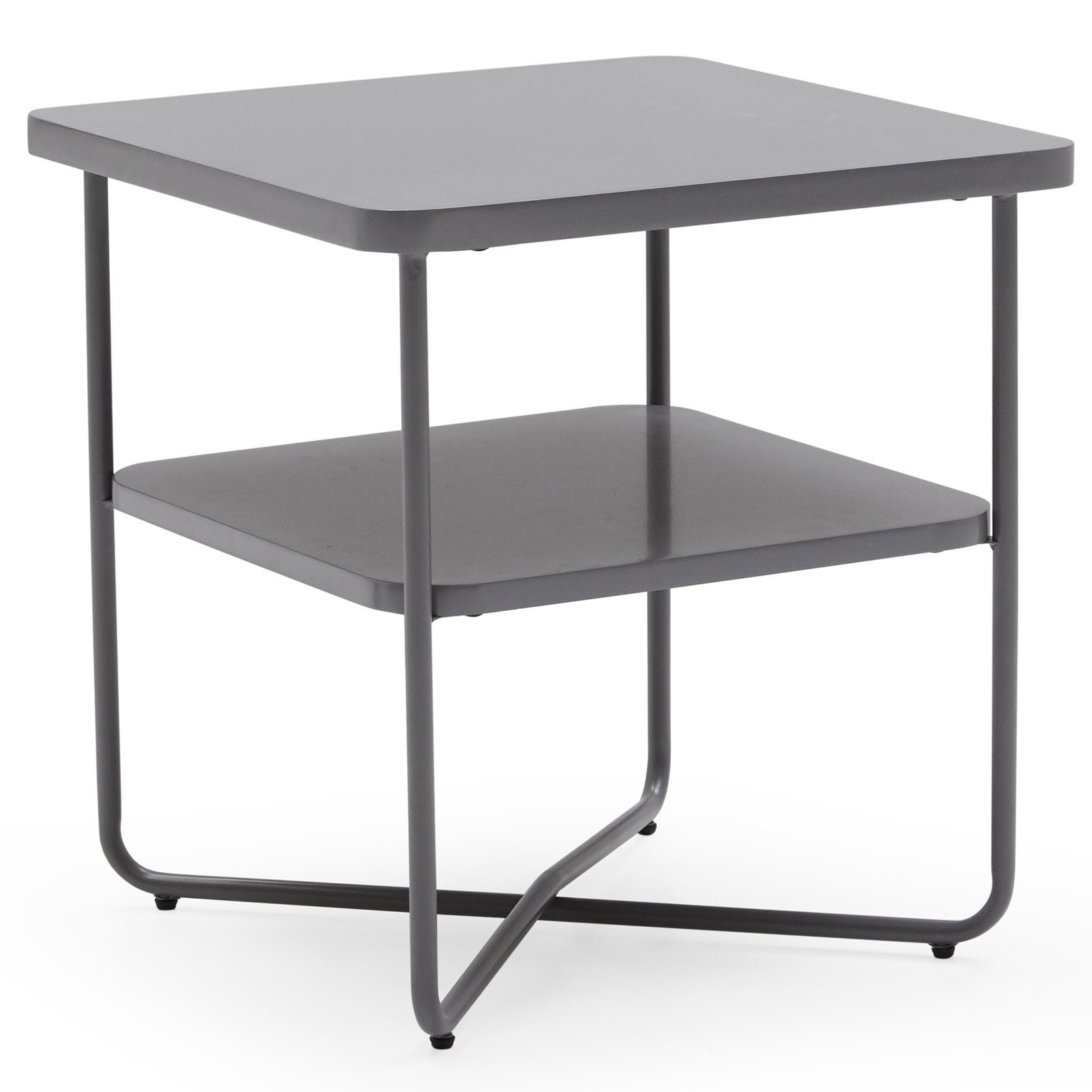 MoDRN Scandinavian Soren Metal Base Side Table | Walmart (US)