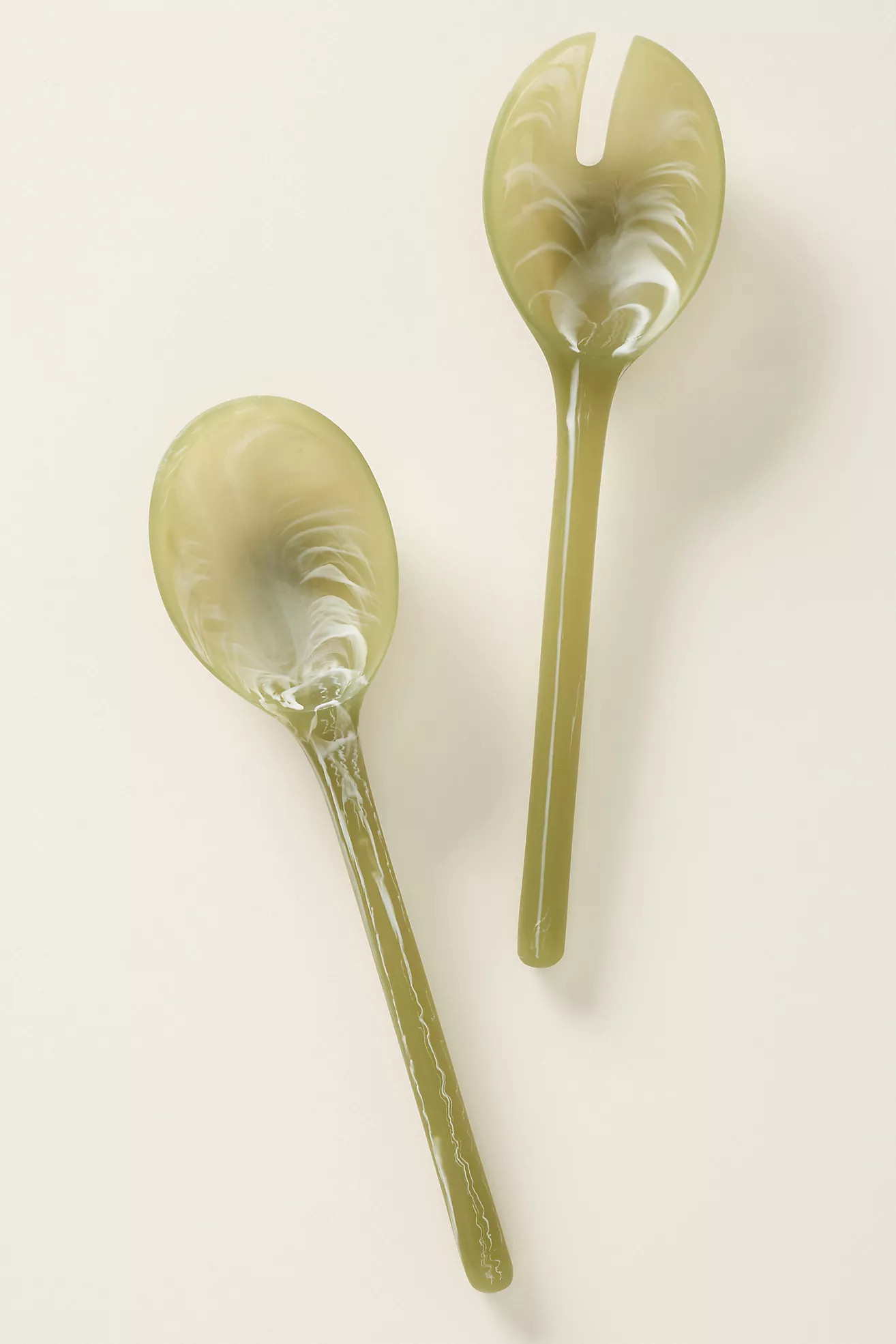 MÆGEN Resin Salad Servers, Set of 2 | Anthropologie (US)