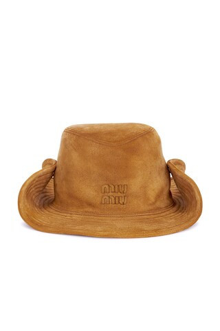 Miu Miu Cowboy Hat in Brown | FWRD 