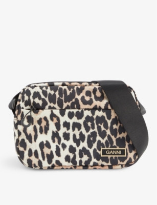 Festival animal-print recycled polyester shell bag | Selfridges