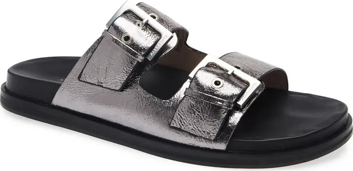 Mia Metallic Strap Sandal (Women) | Nordstrom Rack