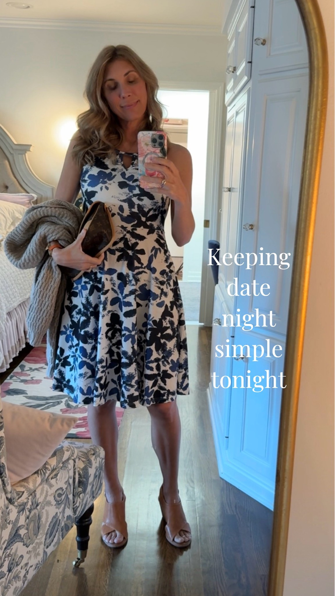 Casual Monday night date at the pizza place, so kept it simple with the summer dress with the built in bra. I absolutely LOVE this dress. 

I’m wearing a small and am a 34C. 

And also can’t forget my cardigan I’ve been carrying everywhere with me!

#LTKOver40