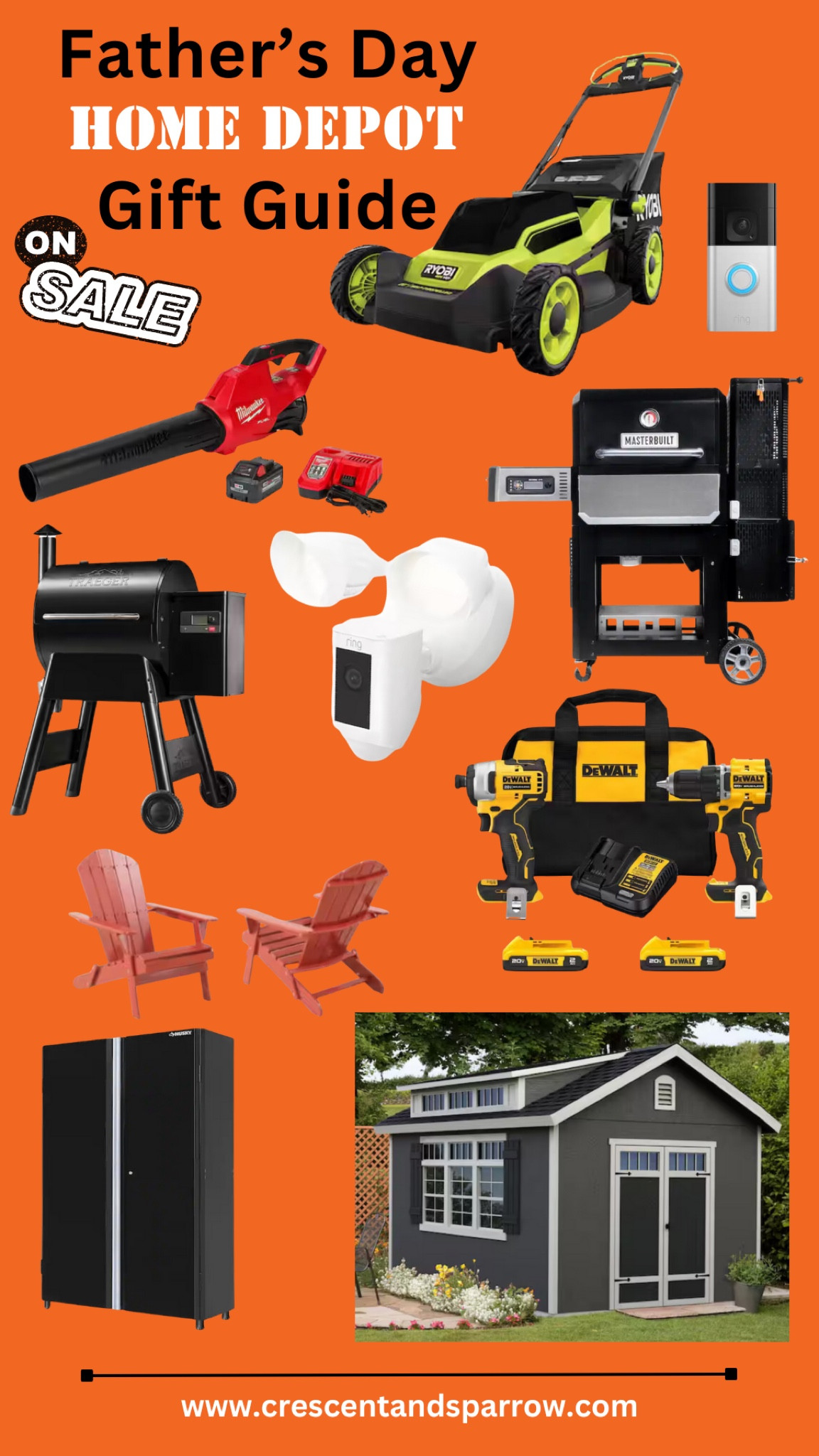 Father’s Day Home Depot gift guide. This gift guide provides all items that are currently on sale for Father’s Day! From grills and outdoor furniture to tools and storage systems, this guide has it all for the man in your life! 

#LTKGiftGuide #LTKMens #LTKSeasonal
