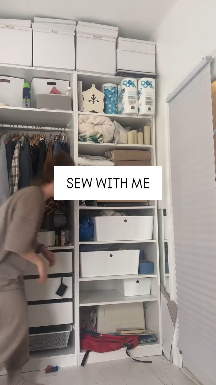 Here’s how I keep up an occasional hobby (that takes up space!) in a small apartment 🪡

#LTKFamily #LTKHome