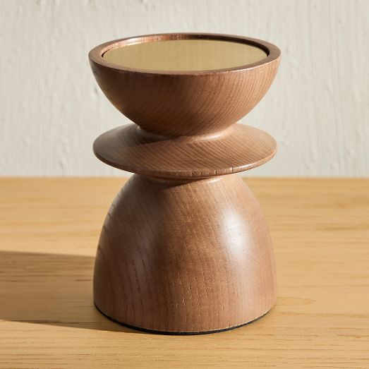 Tira Wood Pillar Holders | West Elm (US)