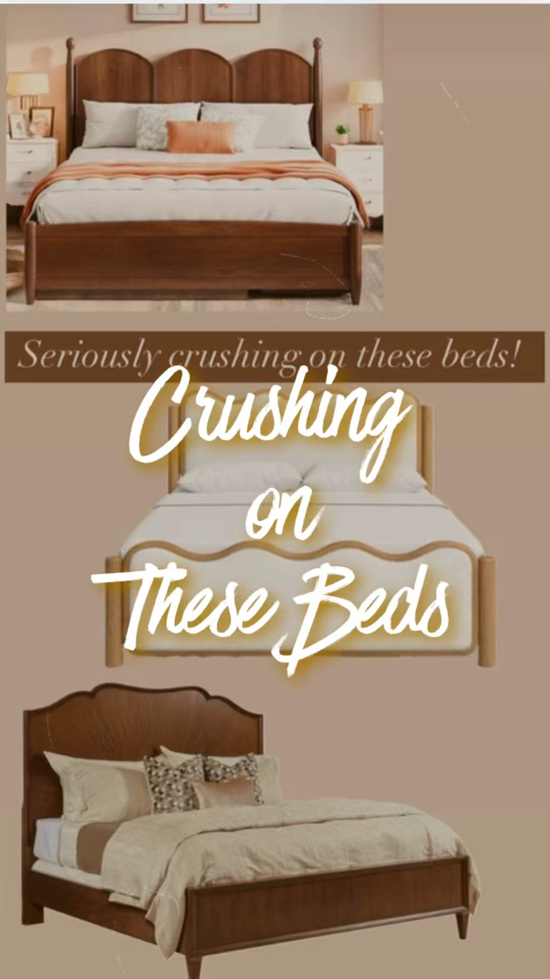 Obsessed with these dreamy beds! Perfect for creating a cozy and stylish bedroom. The best part? They’re on SALE right now! Which one’s your favorite? 😍 #BedroomGoals  #bed 

#LTKStyleTip #LTKHome #LTKSaleAlert