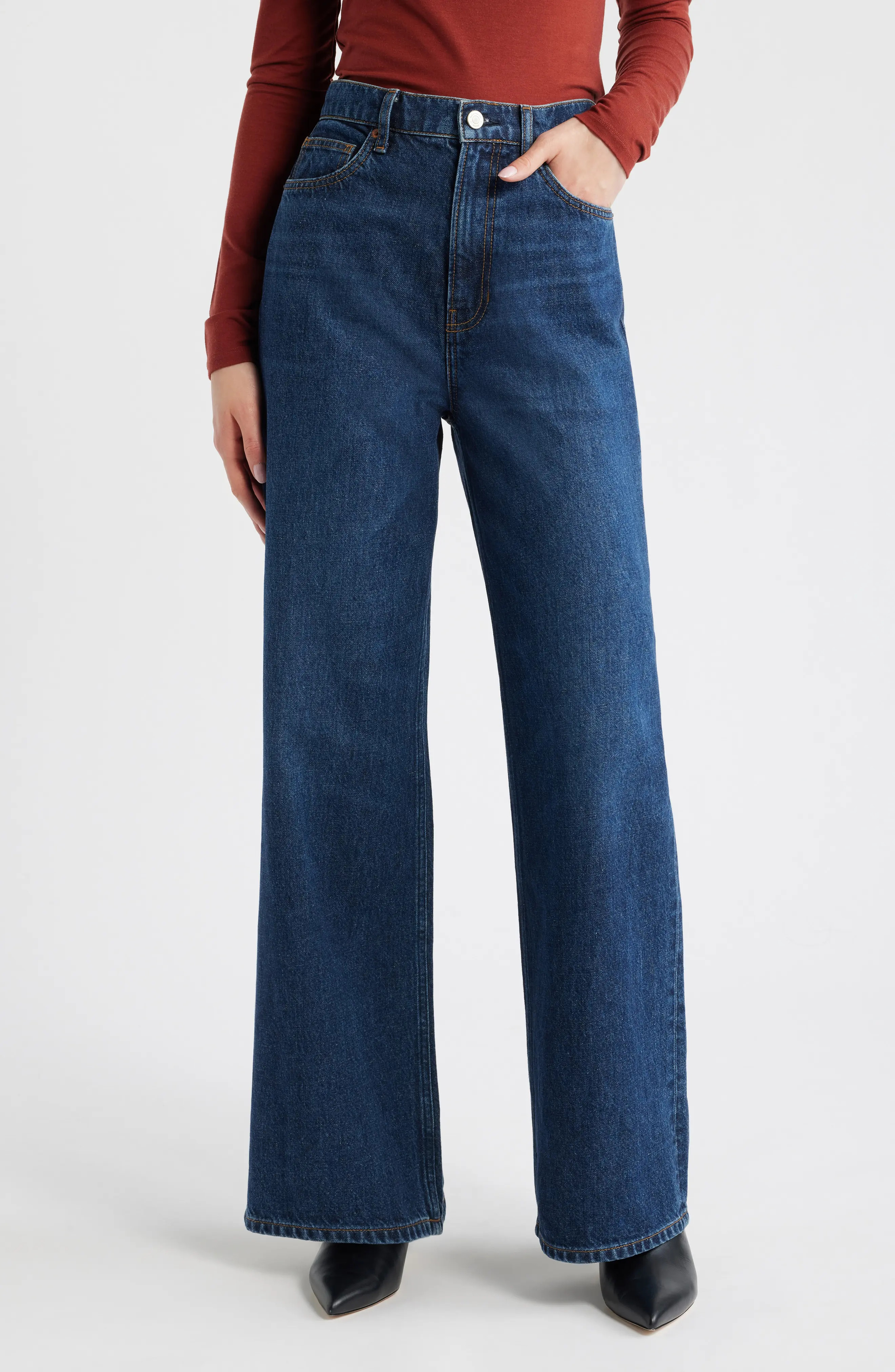 Cary Slouchy High Rise Wide Leg Jeans (Women) | Nordstrom | Nordstrom