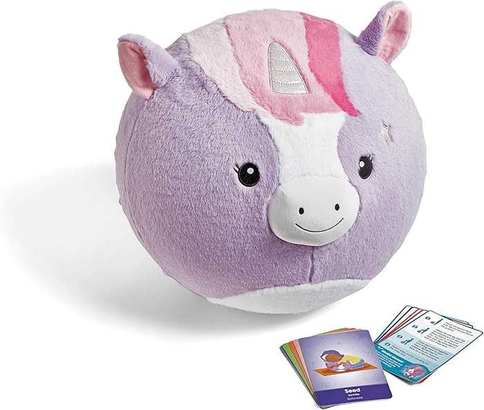 hand2mind Unicorn BubblePlush Yoga Ball Buddy, Yoga Ball for Kids, Calming Corner for Items, Kids... | Amazon (US)