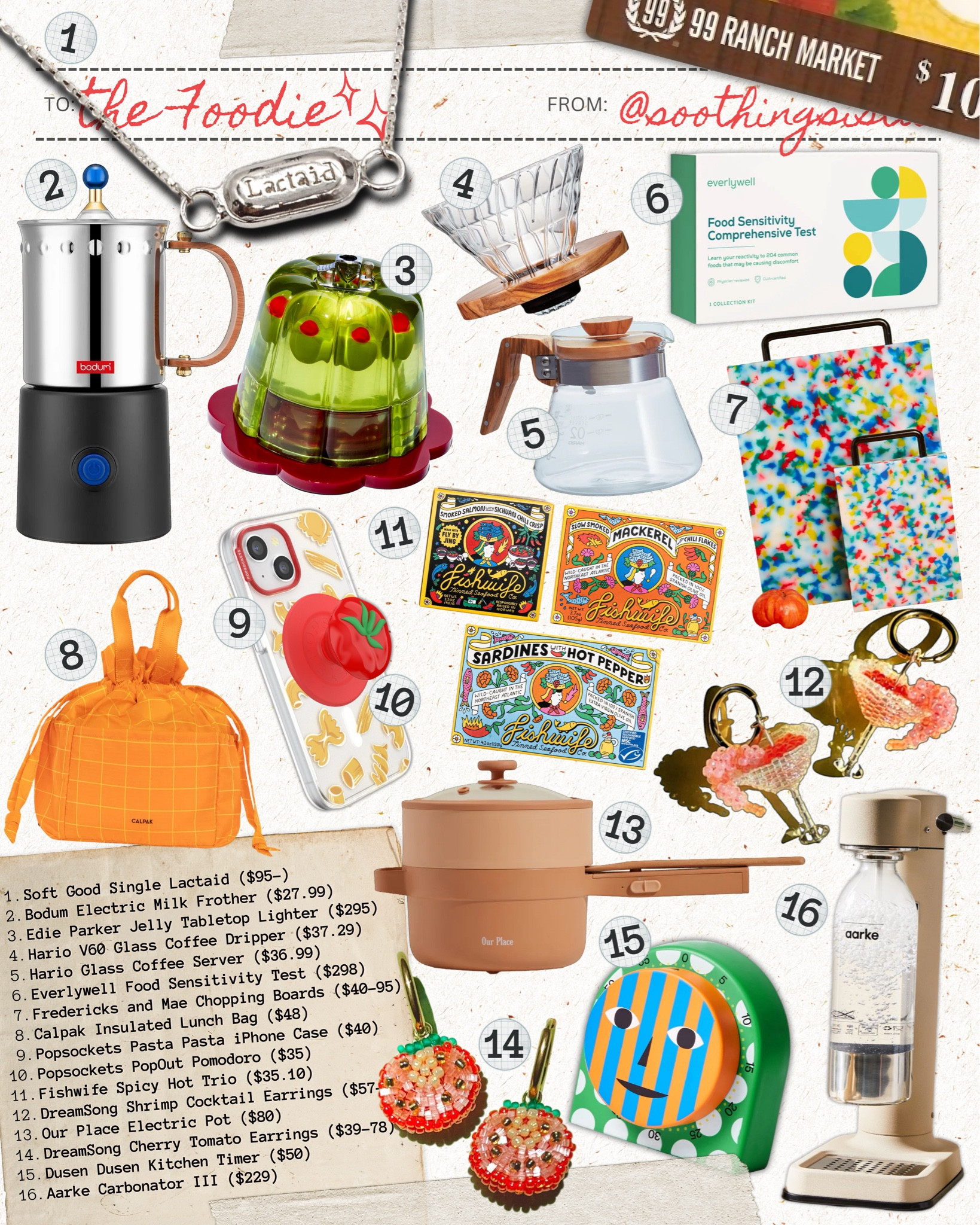 For the foodie (&/or someone who just likes cute food themed things) 👩🏻‍🍳 

#LTKGiftGuide #LTKHome #LTKHoliday