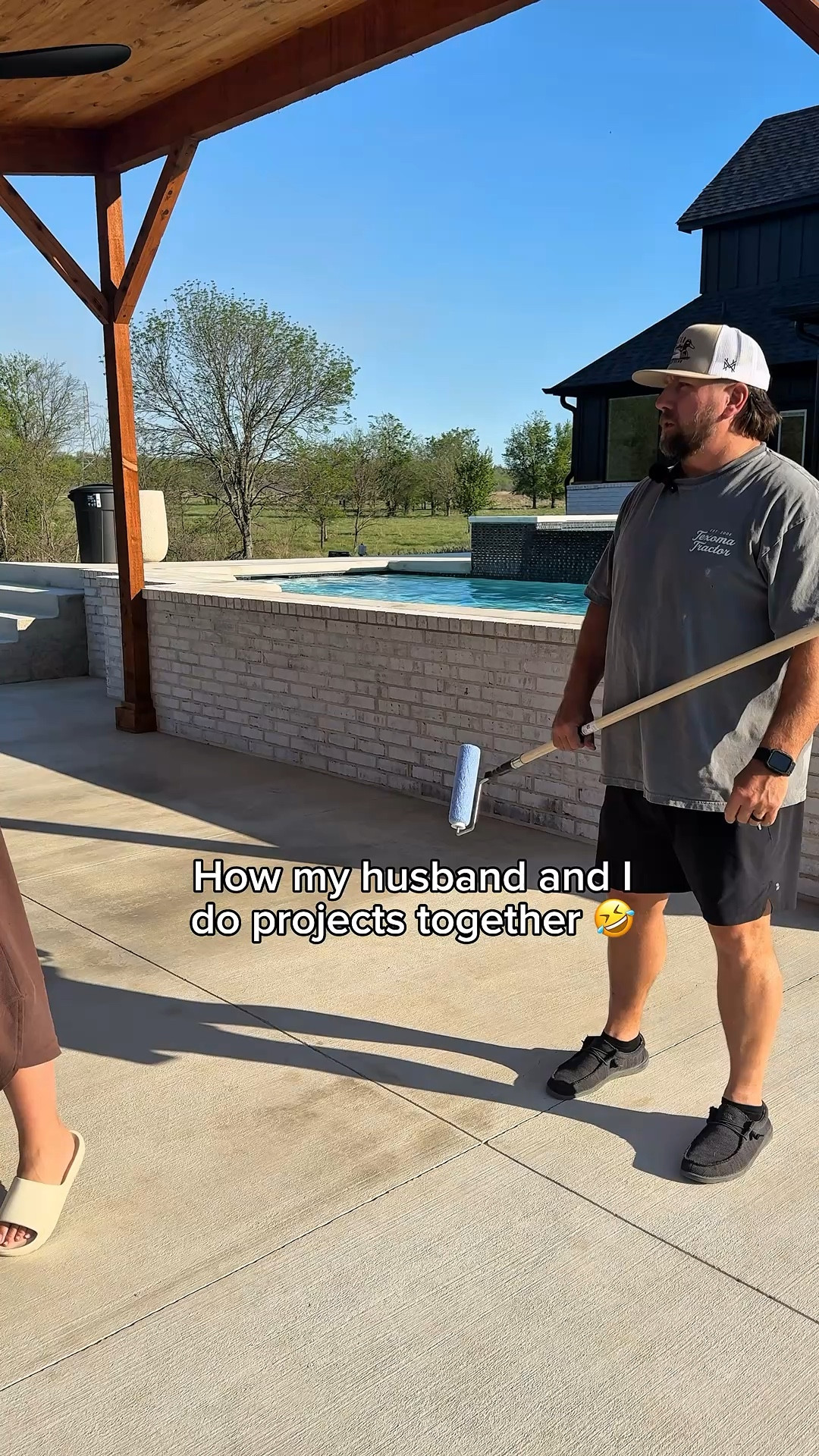 I am just a wife!!! 😂 

In all seriousness though, we are so glad we chose BDC Dominator Concrete Sealer for this project! It turned out so well and was actually so easy! #ad #hayleyandmo

#LTKHome