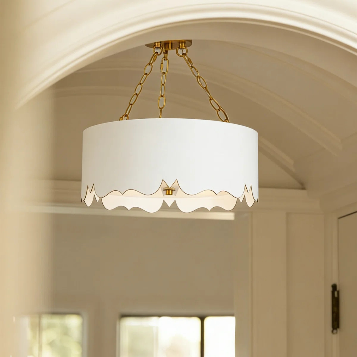 Abbate 3 - Light 15.7'' Metal Flush Mount Ceiling Light | Wayfair North America