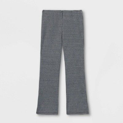 Girls' Plaid Flare Cropped Pants - art class™ | Target