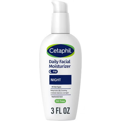 Cetaphil Daily Oil Free Face Moisturizer for Night - 3oz | Target