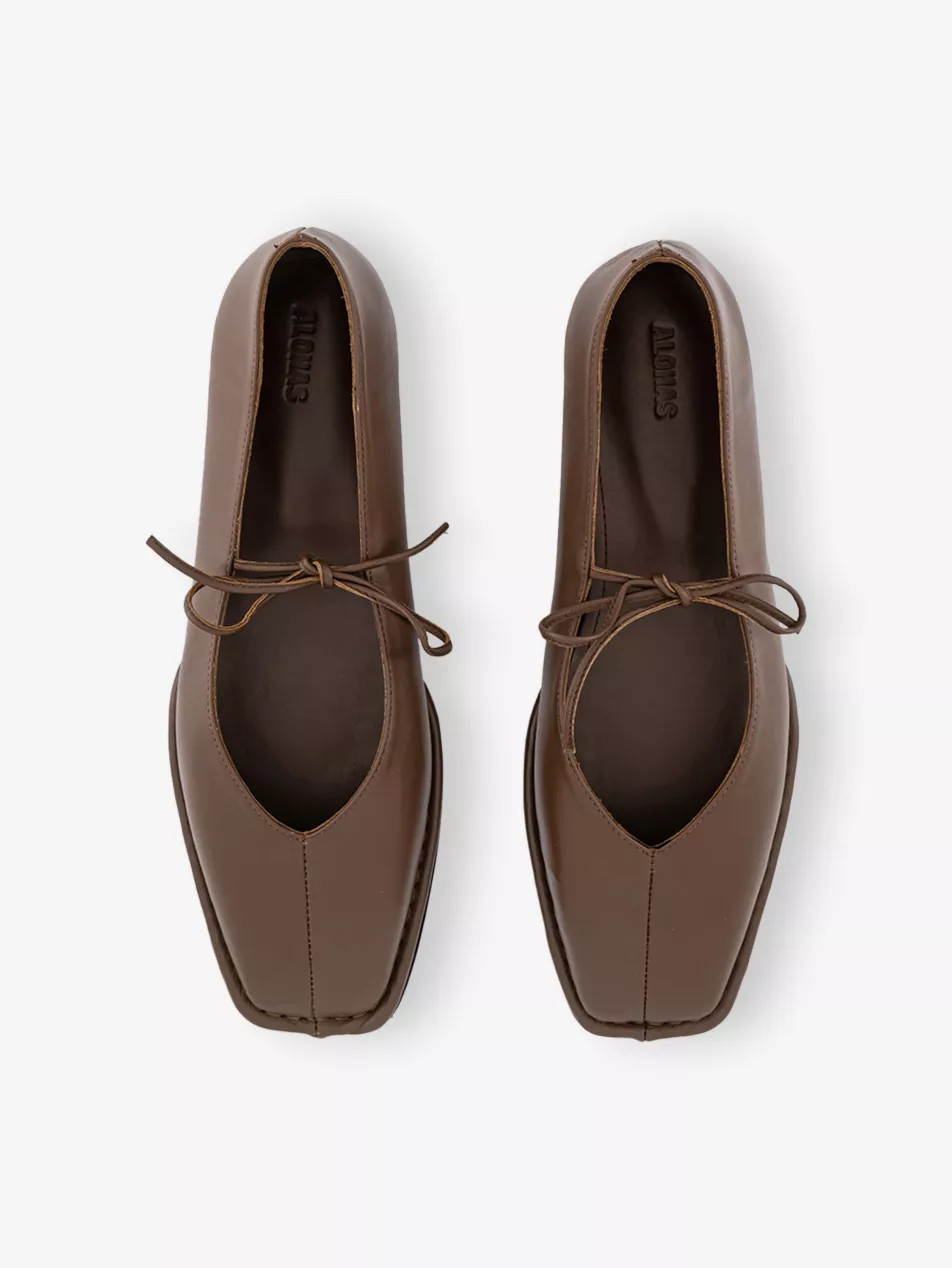 Sway Leather Ballet Flats | Selfridges
