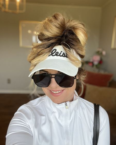 Golf Hairstyles 
Best hairspray
Golf visors 
Golf outfits 

#LTKfindsunder100 #LTKbeauty #LTKVideo