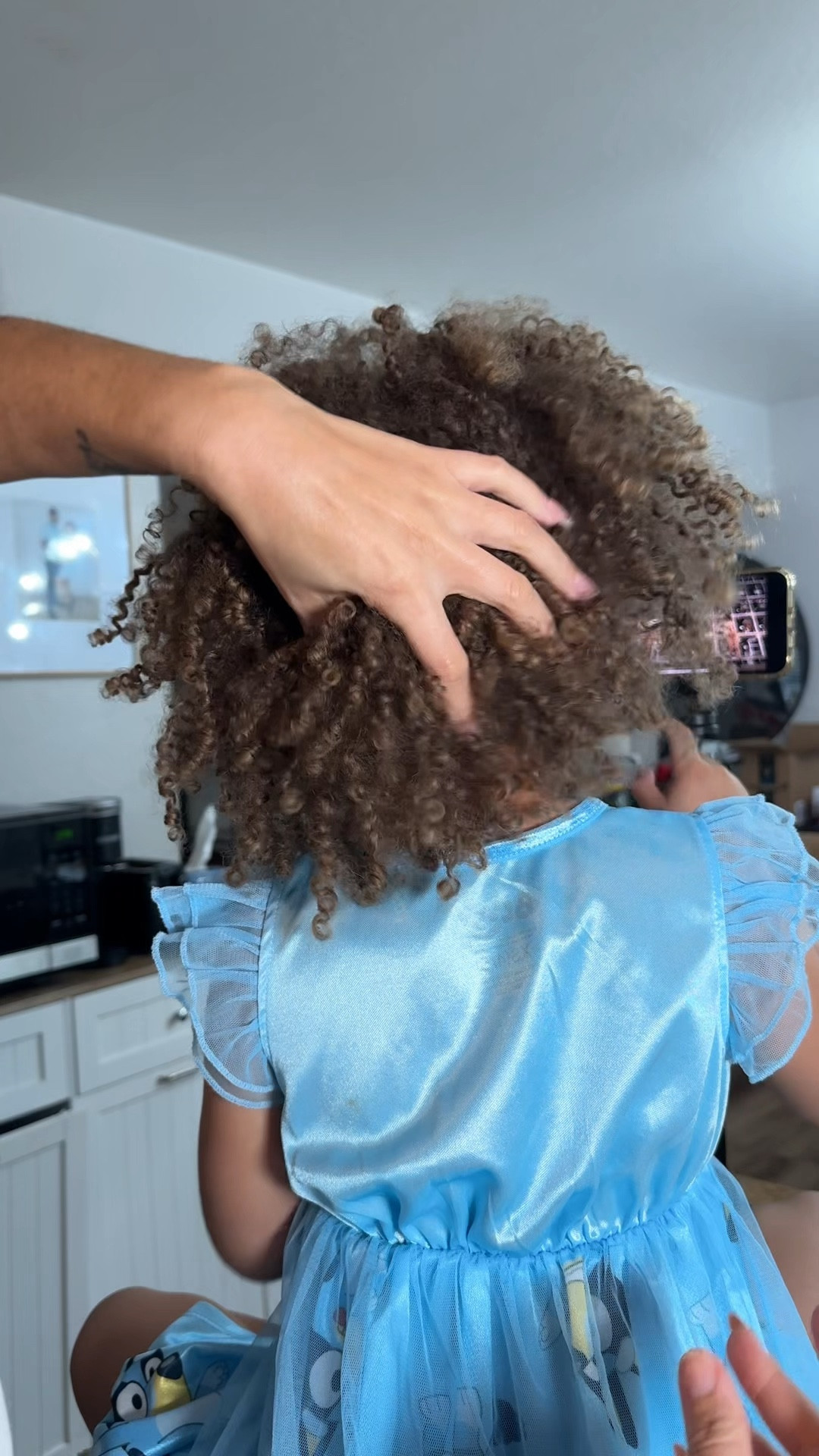 Curly hair routine 💕✨