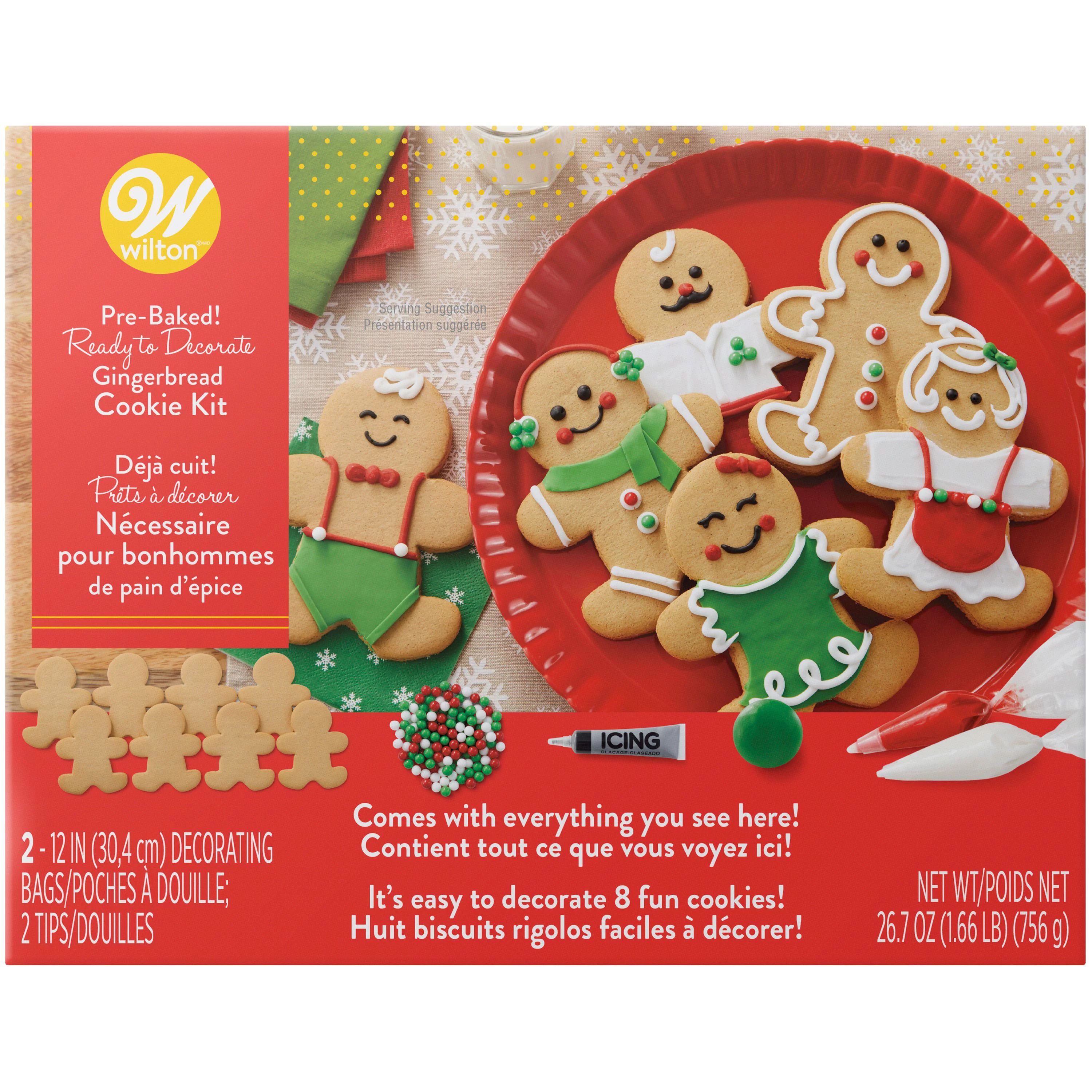 Wilton Ready to Decorate Gingerbread Cookie Kit - Walmart.com | Walmart (US)