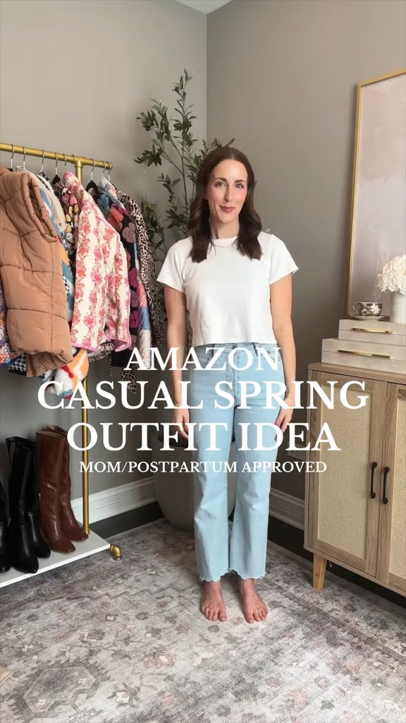 Wearing a small in the T, medium in the cardigan, TTS in the jeans/shoes. I am 5'4.5 Spring outfit, butter yellow, dark denim jeans

#LTKWatchNow #LTKFindsUnder50 #LTKStyleTip