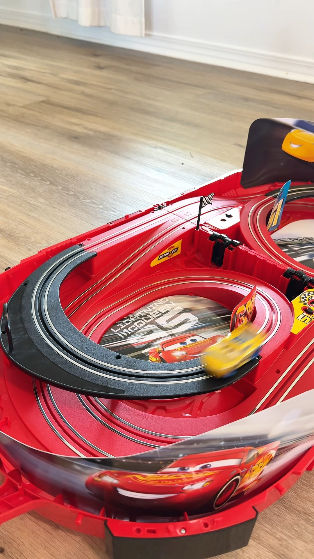 😱 Have y’all seen the new Carrera Speed Arena Disney Pixar Cars Portable Slot Car Race Track?! It comes with Lightning and Cruz, use the controls to race them around the track and when you’re done, close up the case and carry it back! SO cool! 🚗
-
 #pixarcars #cars #cartoys #lighteningmcqueen #boymom #pixarcars #amazonfind #amazonfinds