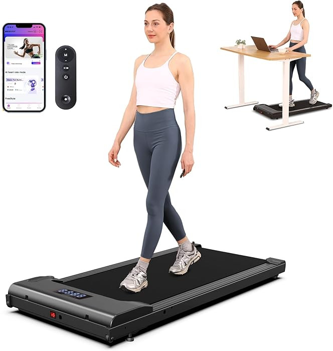 Lichico Walking Pad Under Desk Treadmill，Portable Small Treadmills for Home and Office，Super ... | Amazon (US)