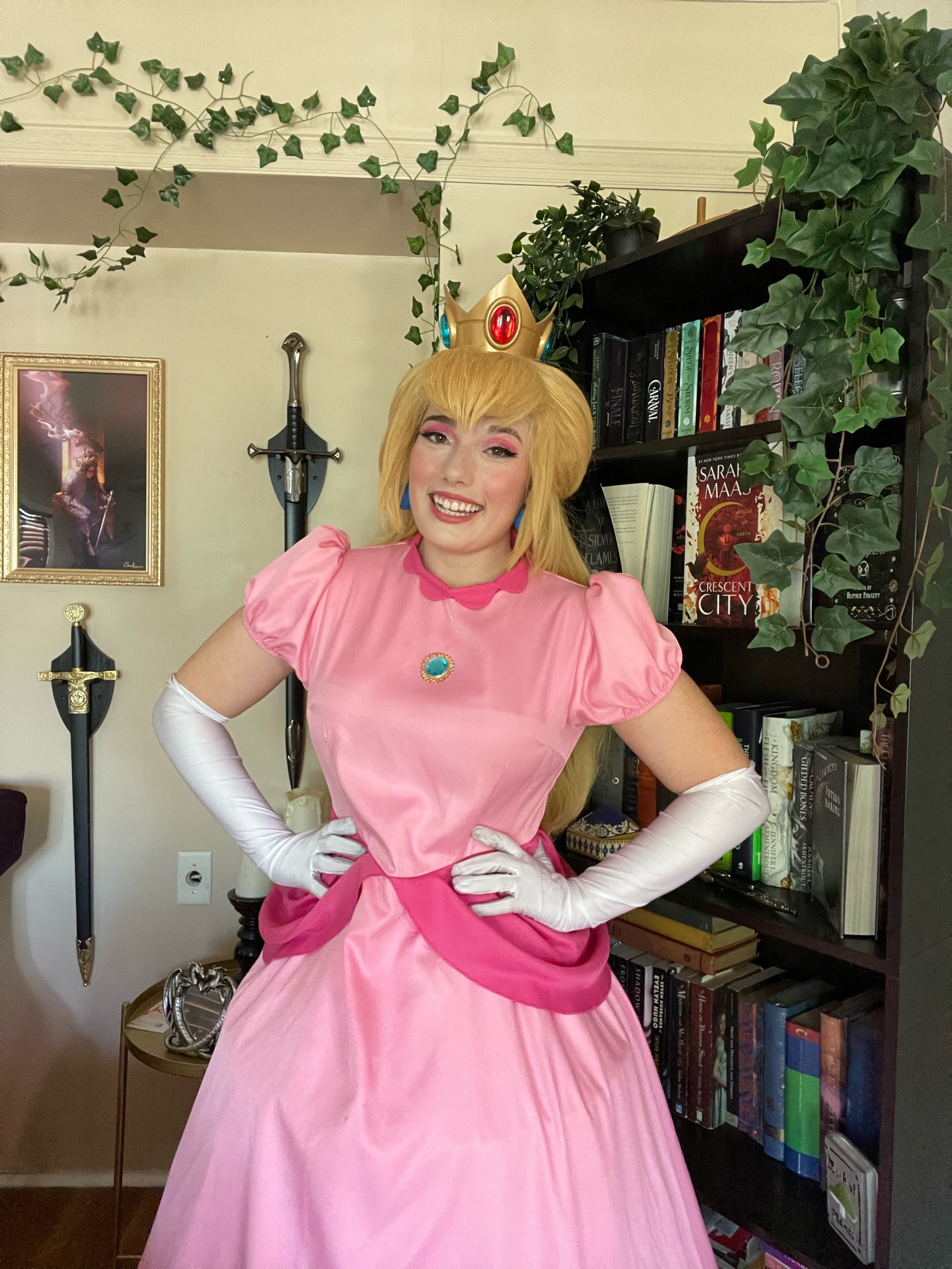 Princess Peach is a character I get to be for birthday parties 🥳 But I KNOW she will be a super popular Halloween costume this year! This is a very affordable princess peach dress that you can make look nicer with a hoop skirt and by upgrading the tiara! Accessories really help to step up a costume! I think we will see many Mario movie costumes! Peach and Bowser for the couples too 💕

#LTKSeasonal #LTKHalloween #LTKfindsunder50