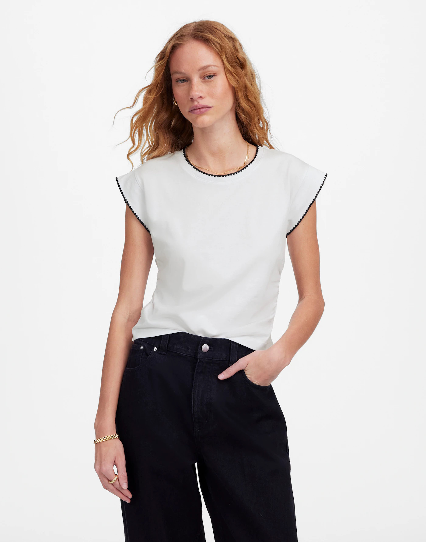 Side-Cinch Muscle Tee | Madewell | Madewell